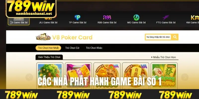 Các nhà phát hành game bài số 1