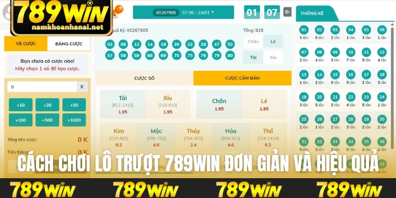 Cách chơi lô trượt 789WIN đơn giản và hiệu quả