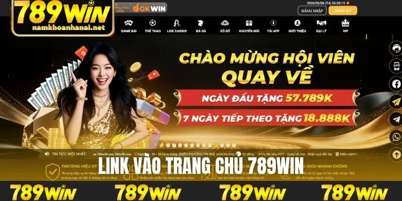 Link vào trang chủ 789WIN