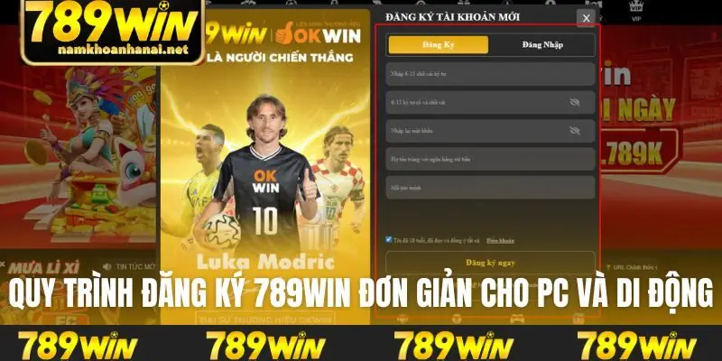 Quy trình đăng ký 789WIN đơn giản cho cả PC và di động