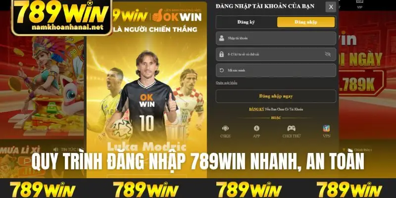Quy trình đăng nhập 789WIN nhanh, an toàn