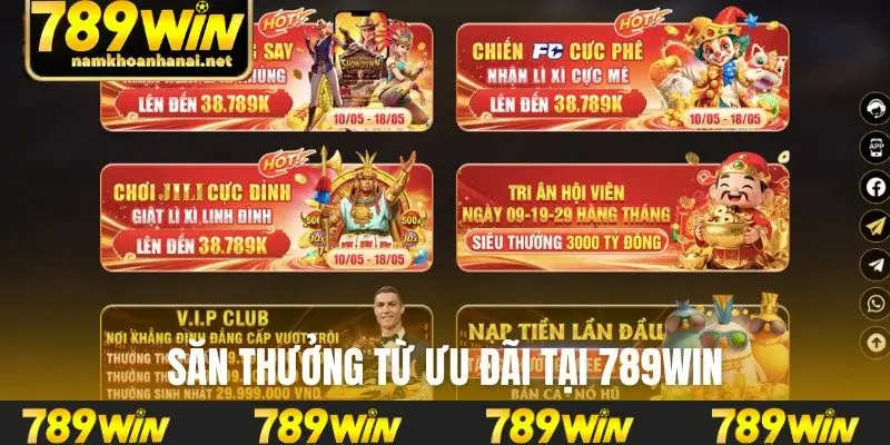 Săn thưởng từ ưu đãi tại 789WIN