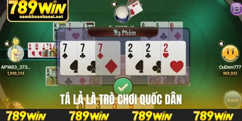 Tá lả là trò chơi quốc dân